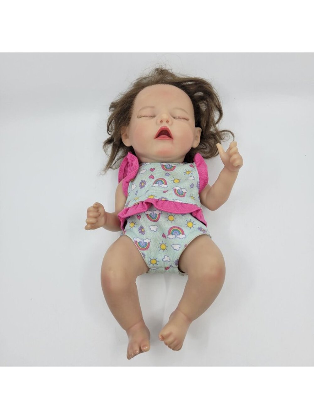 Reborn Baby Doll 11" Realistic Vinyl - Unbranded